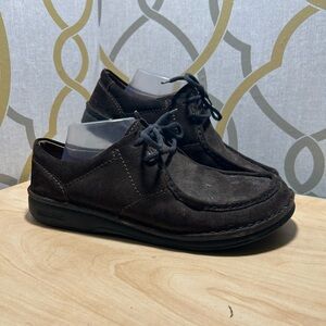 Birkenstock Pasadena Men’s size 9/Womens 11 Brown Suede Lace Up Shoes